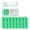 16x genopladelige Batterier AA R6 2600mAh Ni-MH foropladede Akkumulator Green Cell