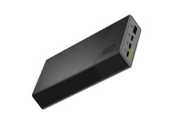 Green Cell PowerPlay20s Hvid Powerbank 20000mAh 22.5W PD USB C med hurtig opladning til iPhone 15 14 13 12 11 X, Galaxy S23 S24